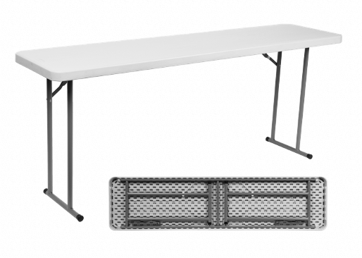 ZEJO ZD183 folding in half bench outdoor furniture