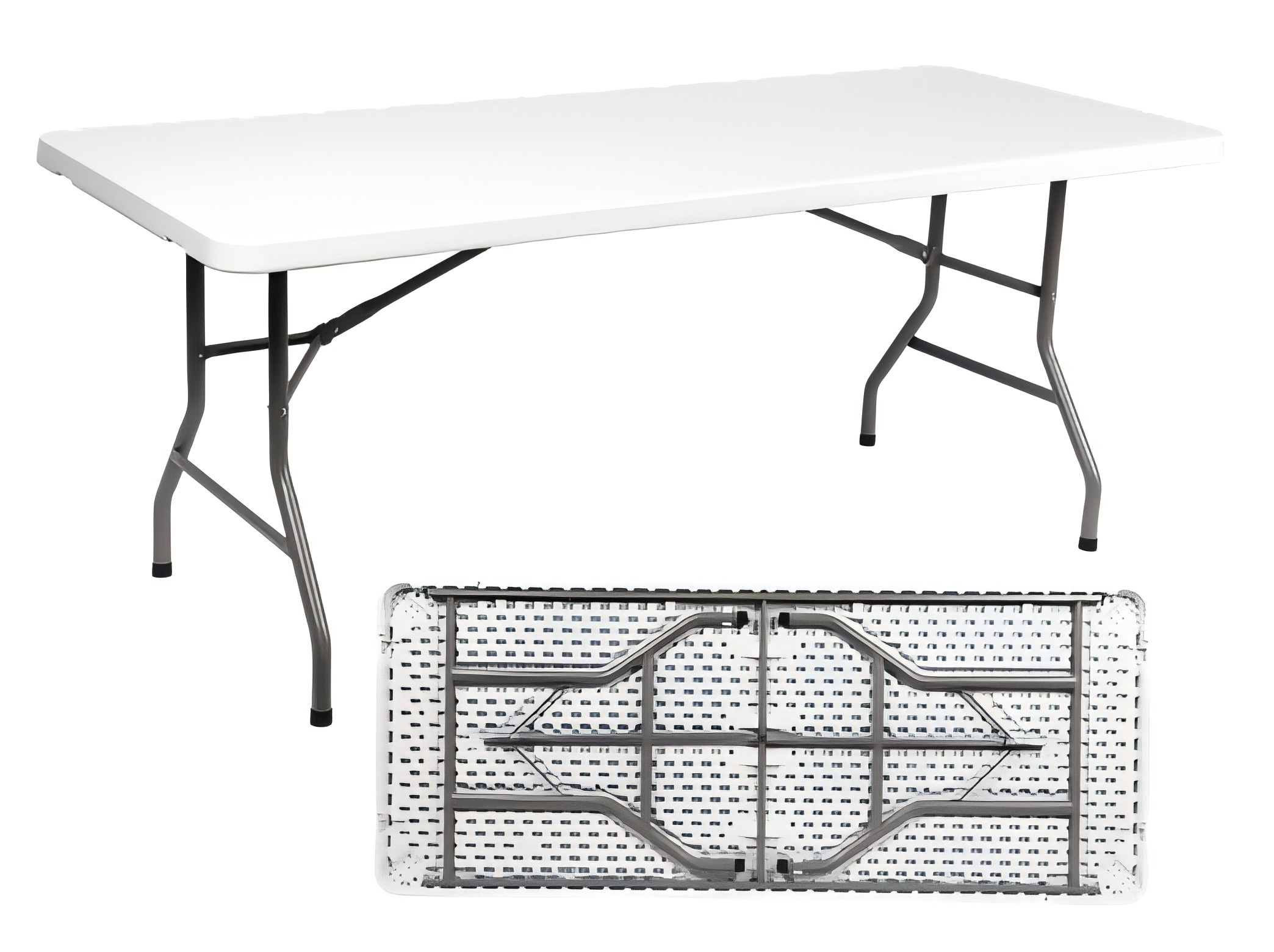 ZEJO ZJ-C183rectangle folding table outdoor furniture