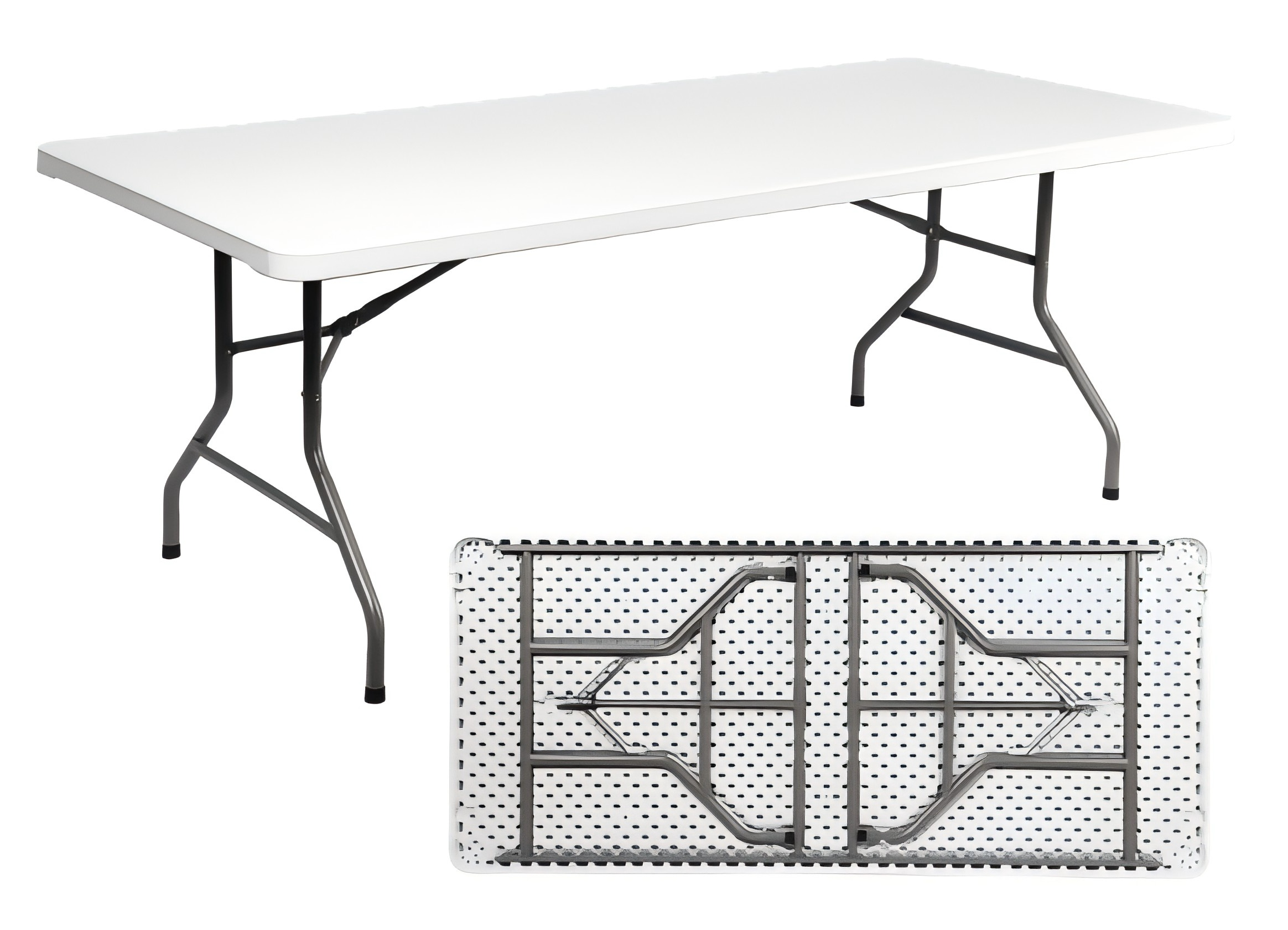 ZEJO ZJ-C200 rectangle folding table outdoor furniture