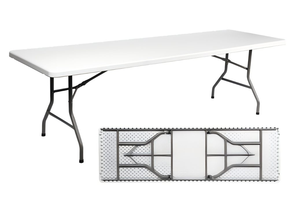 ZEJO ZJ-C240 rectangle folding table outdoor furniture