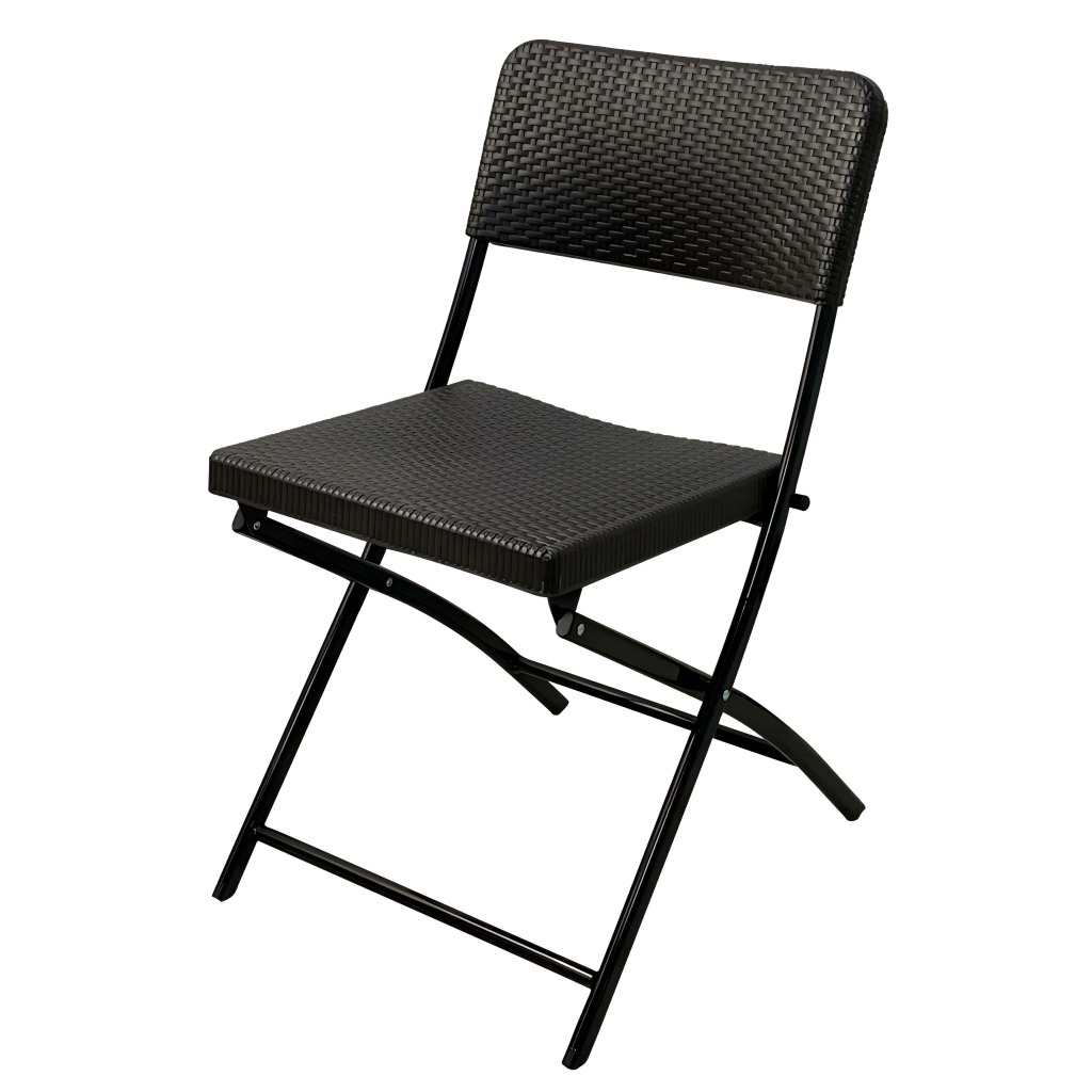 ZEJO RY53 rattan top folding chair outdoor furniture